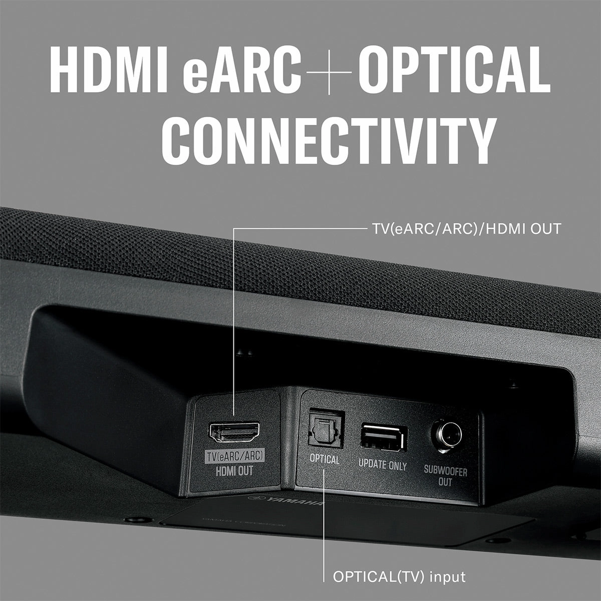 Yamaha SR-B30A Sound Bar with Dolby Atmos & Built-In Subwoofers