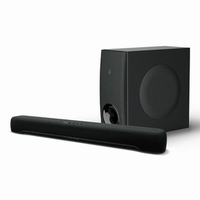 Yamaha SR-C30A 2.1 Channel Compact Sound Bar System with Wireless 50W Subwoofer (Factory Certified Refurbished) Soundbars,TV Sound Systems,Bar Speakers
