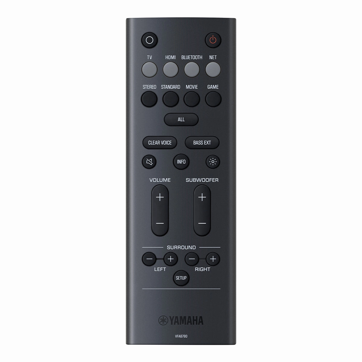 Yamaha SR-X40A True X Bar 40A Dolby Atmos Soundbar with SW-X100ABL True X Sub 100A Wireless Subwoofer