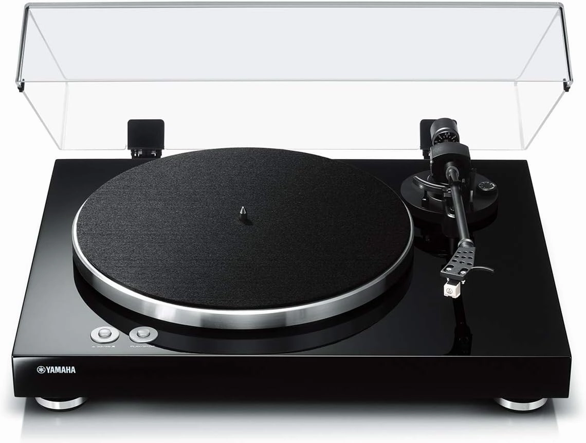 YAMAHA TT-S303 Hi-Fi Vinyl Belt Drive Turntable  Piano Black belt-drive turntable,vinyl record player,audiophile turntable,
