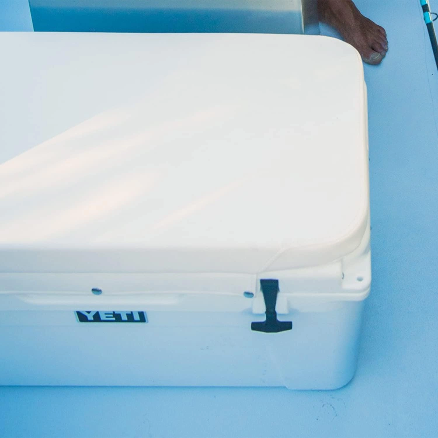 YETI Tundra Cooler Seat Cushion, Marine Vinyl White