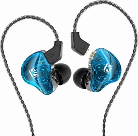 YINYOO KBEAR KS1 Earphones in Ear Monitor Headphones Super Bass Wired Earbuds, Crystal Clear Sound IEM Headphones, High Resolution Noise Canceling Ear Monitors Headphone for Singers Musician in-ear monitors,hi-fi IEMs,studio earphones,