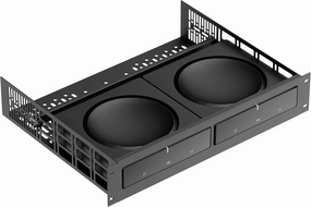 ynVISION.DESIGN Custom Rack Shelf Compatible with SONOS AMP | Rack Mountable (Pack of 2) audio rack,hi-fi component stand,media shelf,