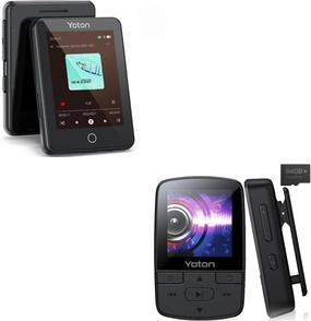 YOTON MP3 Player with Bluetooth 5.2, 64GB and 80GB HiFi-Music Player for Kids, Portable Design for Sport, with Independent Volume Button, FM Radio, Earphones Included hi-res portable player,digital audio player,DAP lossless,