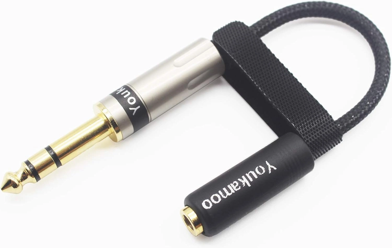 Youkamoo 1/4" TRS 6.35mm Male to 4.4mm Balanced Female Headphone Adapter Cable, 6.35mm to 4.4mm Earphone Cable balanced output player,audiophile player,hi-res digital player,