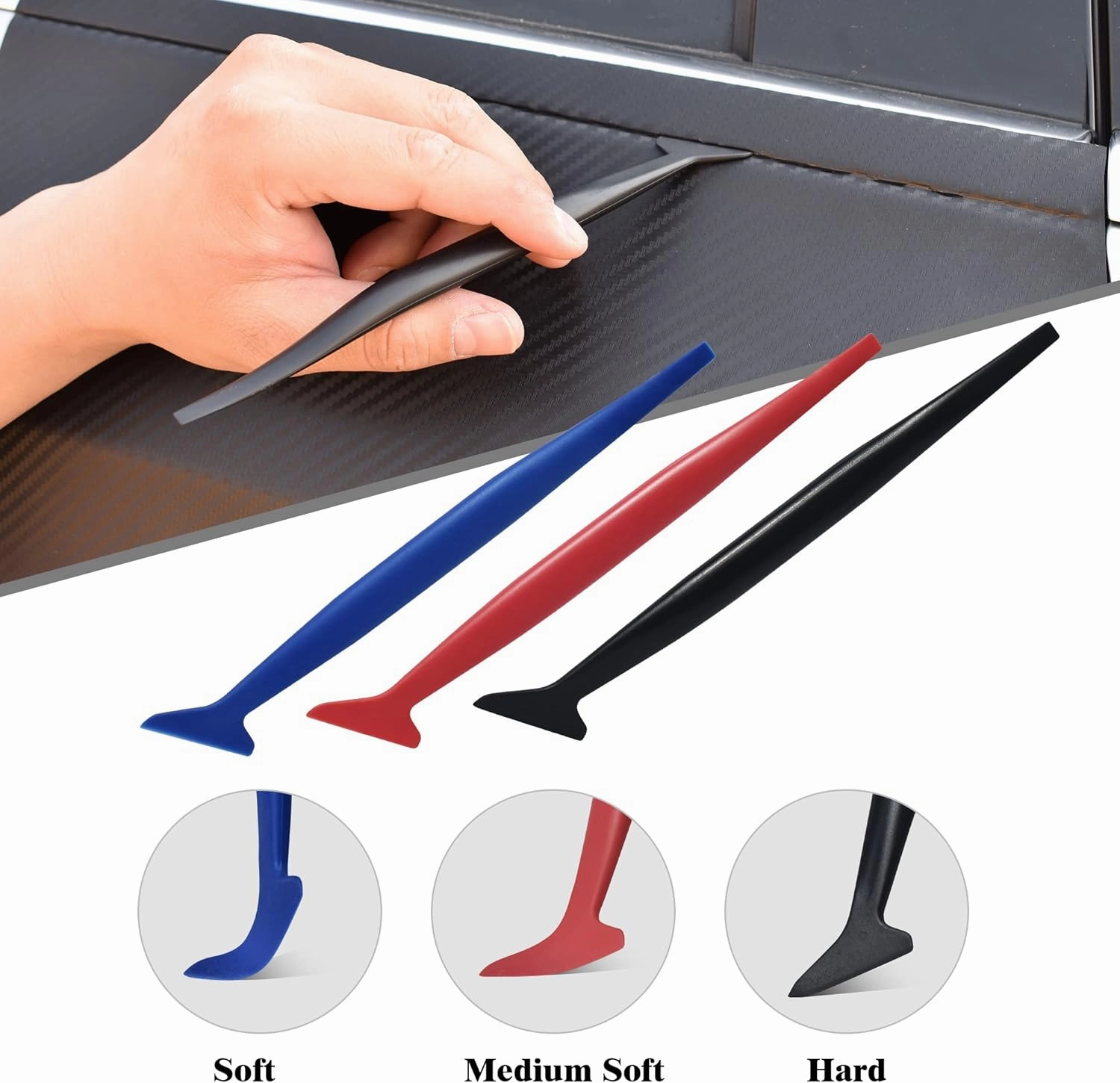 Zanch Vinyl Wrap Tool Kit,Complete Tools for Automotive Vinyl Wrap Film Installation - Specialized 13pcs Vinyl Wrap Squeegee Set