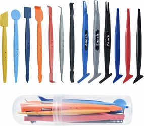 Zanch Vinyl Wrap Tool Kit,Complete Tools for Automotive Vinyl Wrap Film Installation - Specialized 13pcs Vinyl Wrap Squeegee Set vinyl accessories,turntable parts,record player tools,