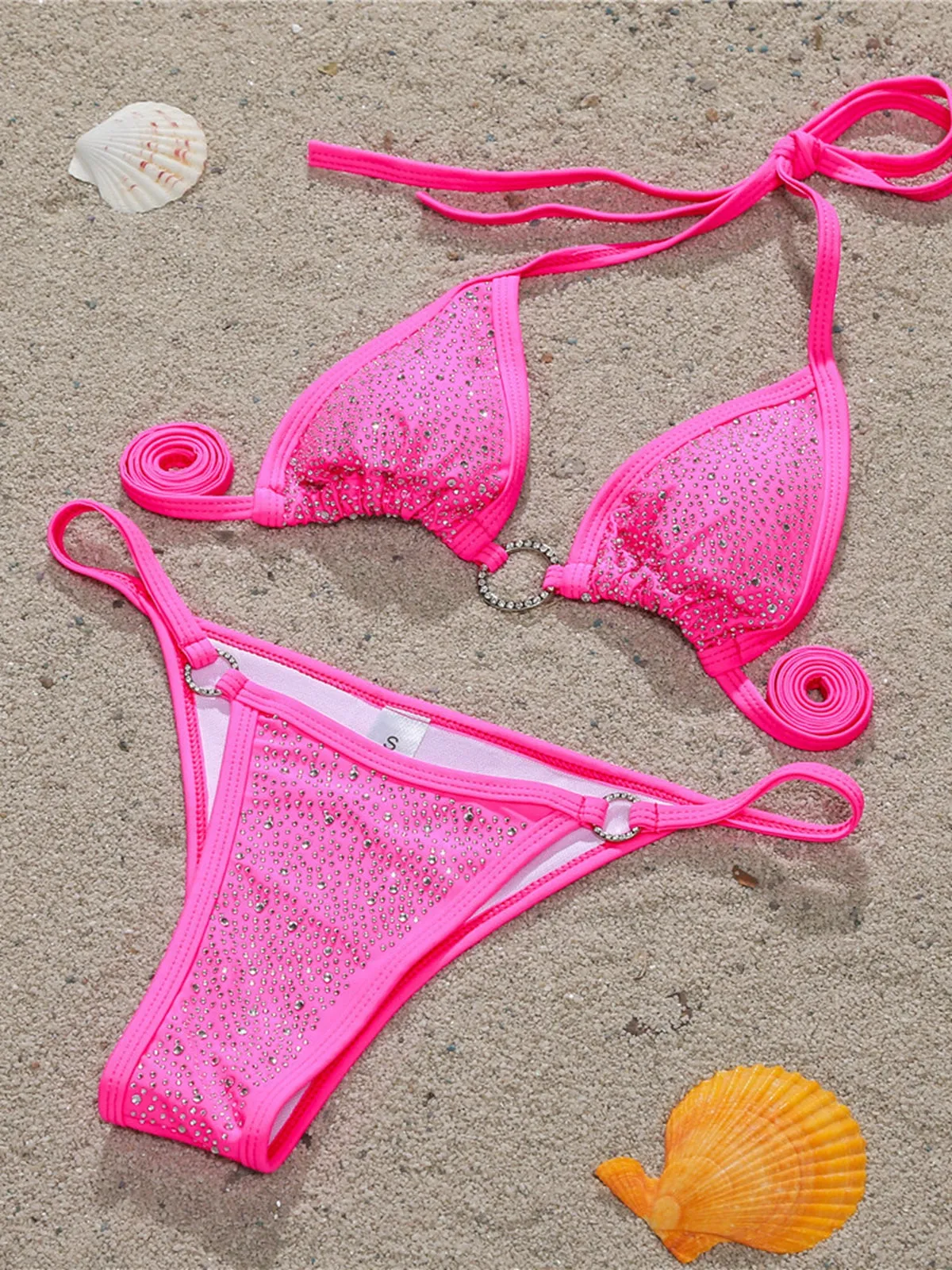 ZASUWA Female Diamond Star Bikini Set