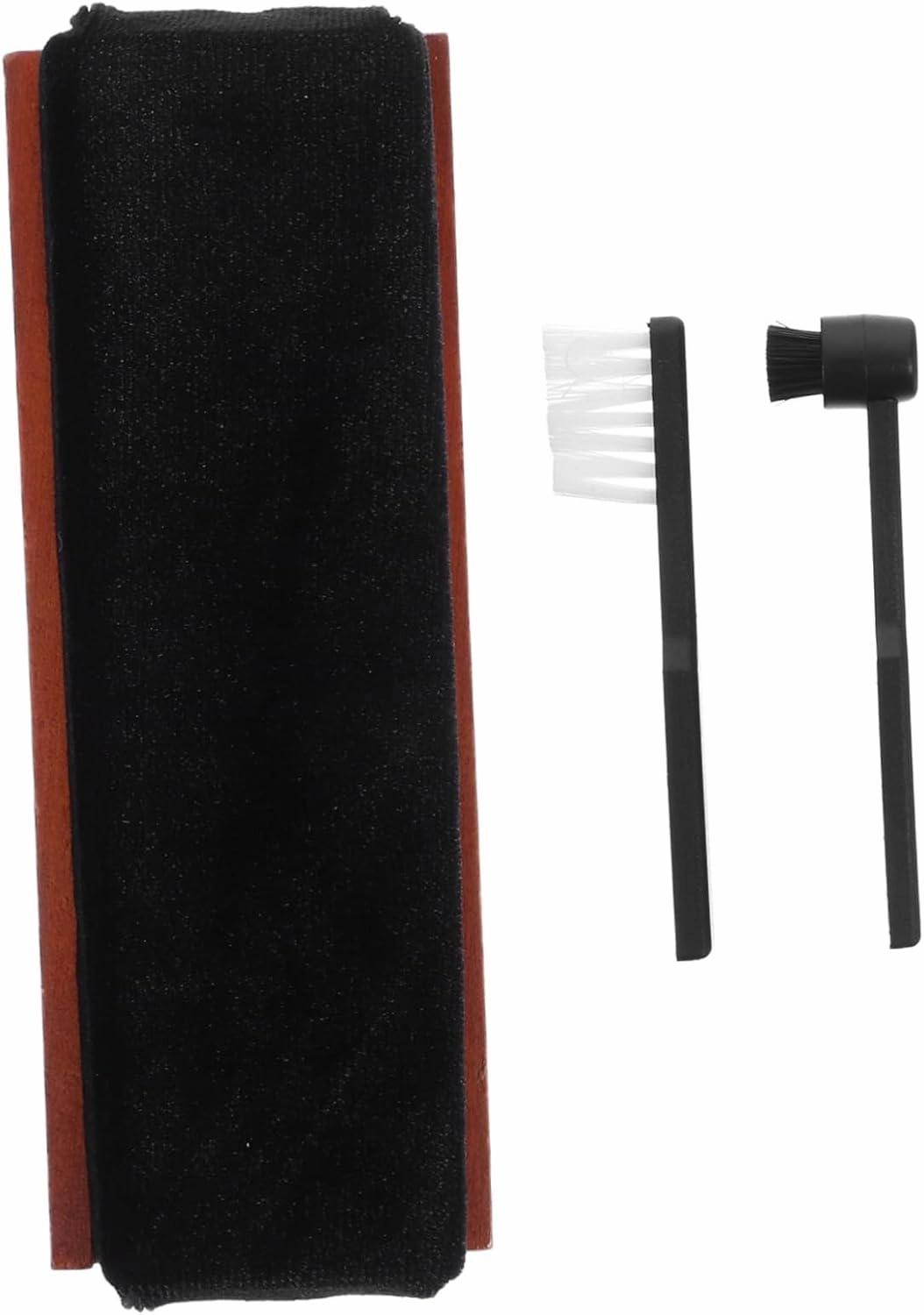Zerodeko 1set Record Cleaning Brush Vinyl Record Cleaner Brush Kit Vinyl Record Cleaner Kit Record Stylus Record Cleaning Kit Vinyl Anti Static Brush Disk Vinyl Brush Record Brush Wooden record cleaning kit,vinyl cleaner,stylus brush set,