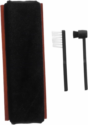 Zerodeko 1set Record Cleaning Brush Vinyl Record Cleaner Brush Kit Vinyl Record Cleaner Kit Record Stylus Record Cleaning Kit Vinyl Anti Static Brush Disk Vinyl Brush Record Brush Wooden record cleaning kit,vinyl cleaner,stylus brush set,