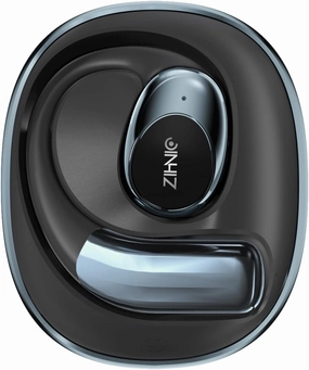 ZIHNIC Wireless 4-Mode AI-Translation Earphones - Real-Time Language Translation, Comfortable Ear Hooks, IPX5 Waterproof, Compatible with Phone, Android Phone (Black) reference headphones,neutral sound headphones,monitor headphones,