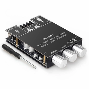 ZK-1002T 100W 100W Power Amplifier Board, TPA3116D2 Chip with Bluetooth and AUX Inputs, 2.0 Channel Audio Power Amplifier (ZK-1002T) power amplifier,stereo amp,hi-fi power amp,