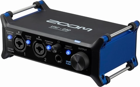 Zoom UAC-232 Audio Converter with 32-Bit Float, Audio Interface,2 XLR/TRS Combo Inputs, Headphone Outputs, 192 kHz Sample Rate, For Music & Streaming audio interface,USB interface,music recording input,